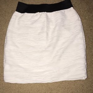 White skirt